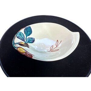 Floral Carlton Ware Handpainted Australian Design Small Oval Dish Motif